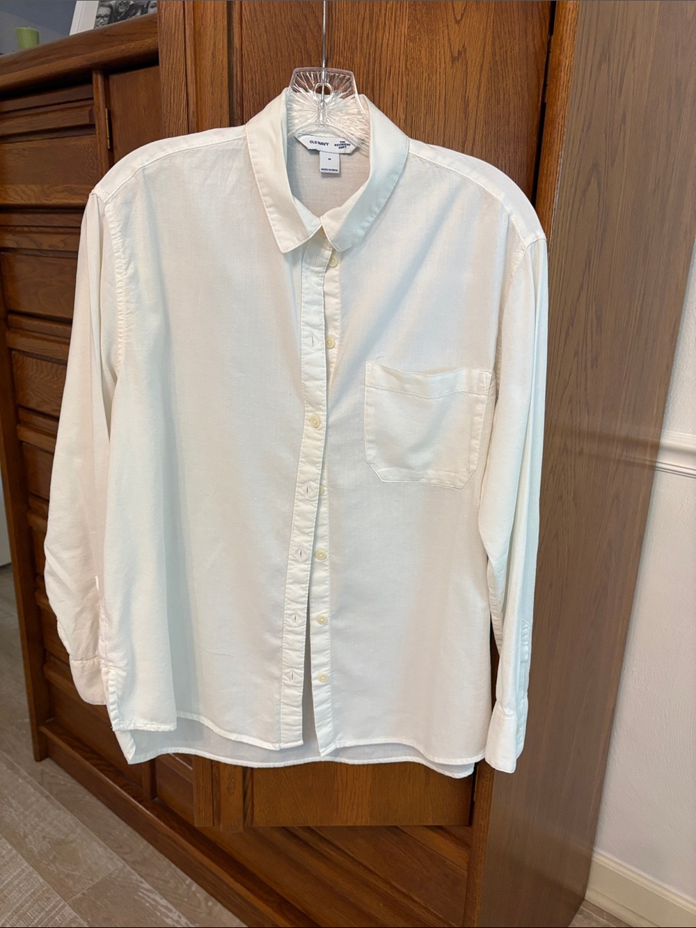 Old Navy women’s boyfriend  Long-Sleeve Shirt